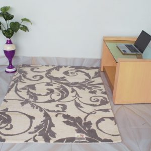Beautiful grey flower carpet for your sweet home