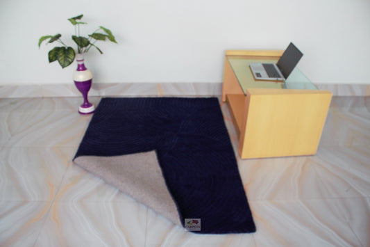 Navy blue designer carpet for your home