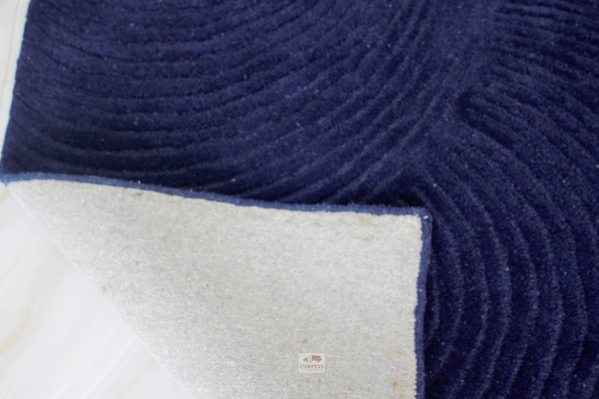 Navy blue designer carpet for your home