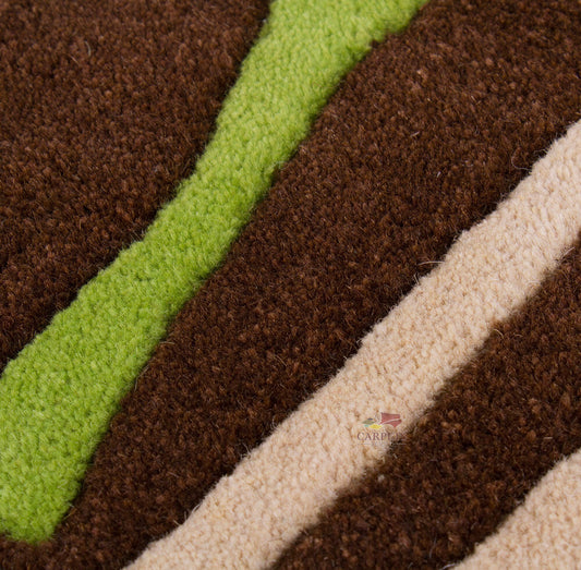 Multi color Floral Woolen Carpets for bedrooms and living rooms