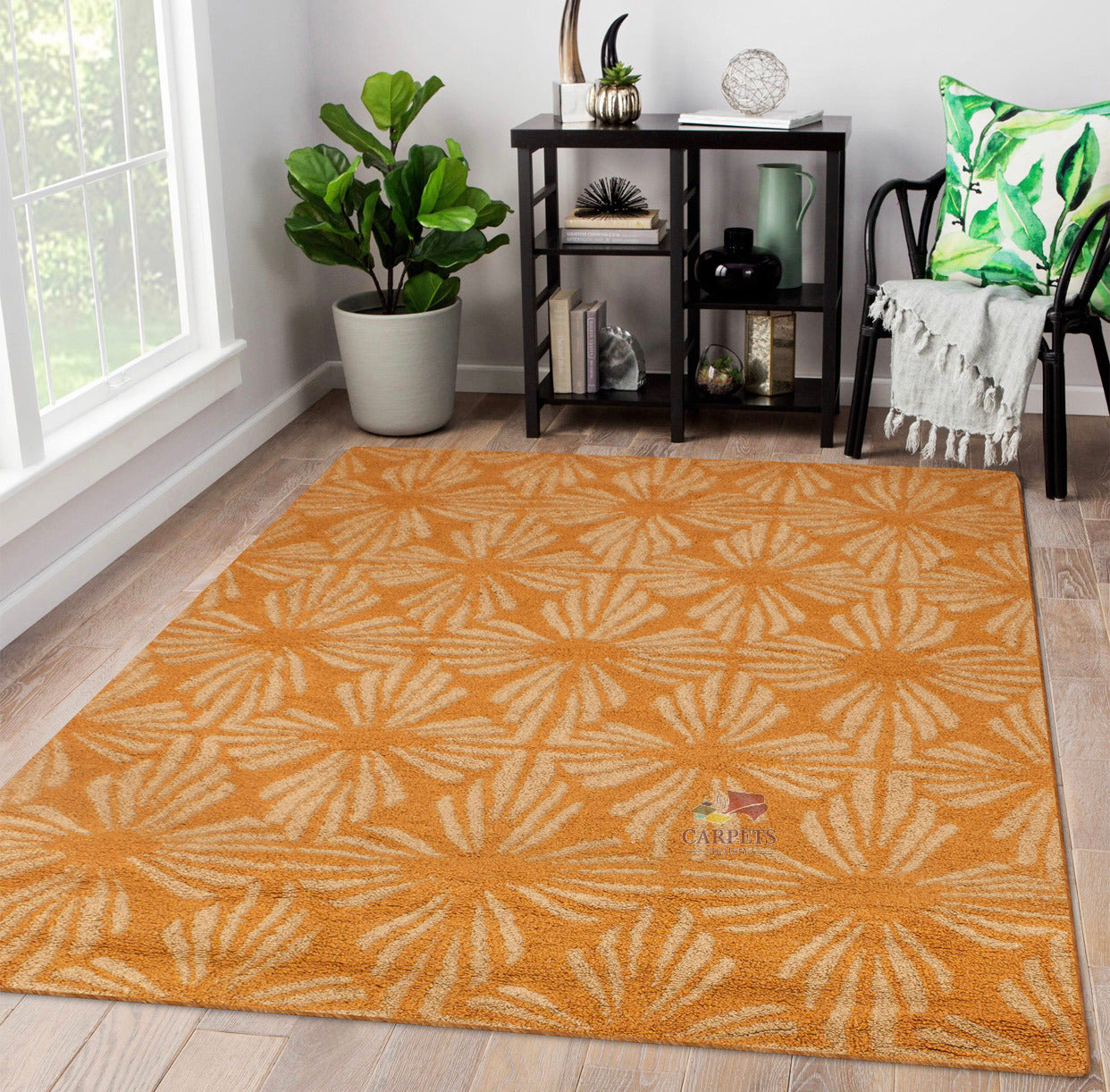 Beautiful Floral Woolen Carpets for bedrooms and living rooms