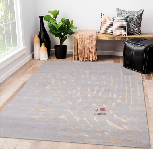 Soft Modern pattern Rug for bedrooms and living rooms