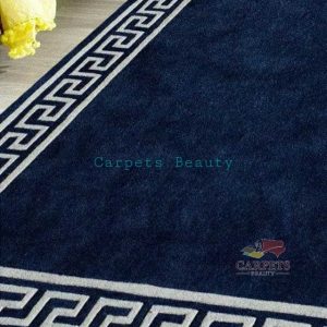 Beautiful blue Modern pattern Carpet for bedrooms and drawing living rooms