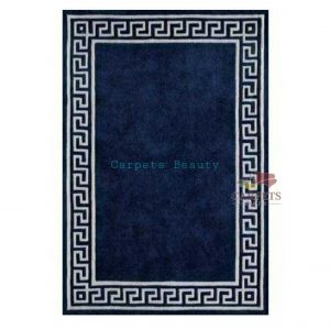 Beautiful blue Modern pattern Carpet for bedrooms and drawing living rooms