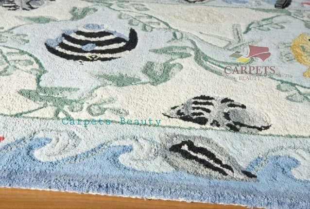 Coastal pattern Carpets to feel the nature at your home