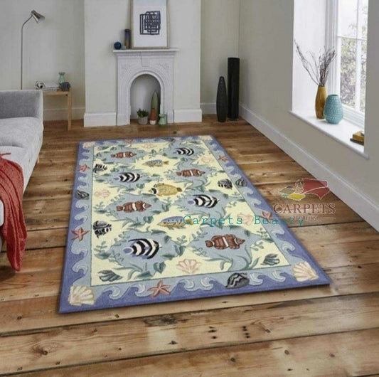 Coastal pattern Carpets to feel the nature at your home