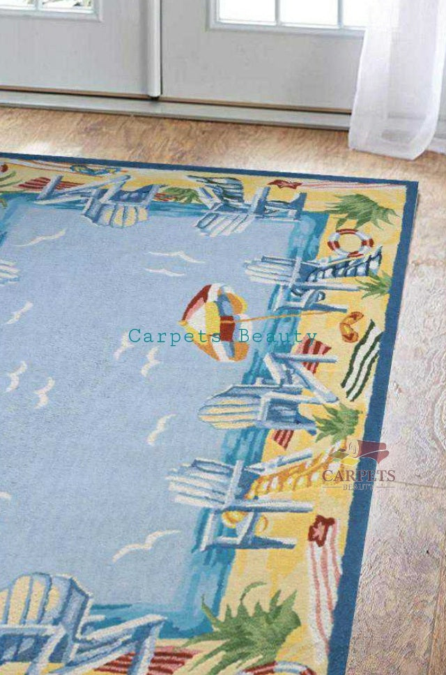 Coastal pattern Carpets to feel the nature at your home