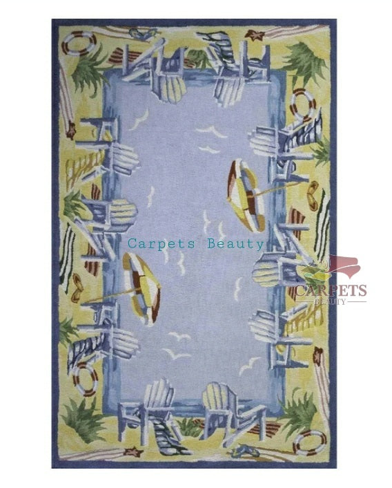 Coastal pattern Carpets to feel the nature at your home