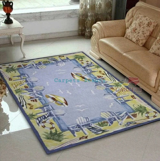 Coastal pattern Carpets to feel the nature at your home