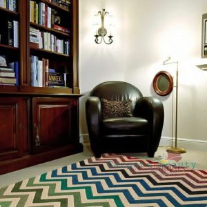 Beautiful Zig Zag pattern carpet for bedrooms and drawing/living rooms