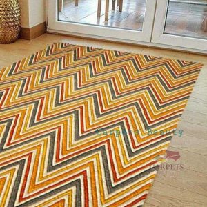 Beautiful Zig Zag pattern carpet for bedrooms and drawing/living rooms