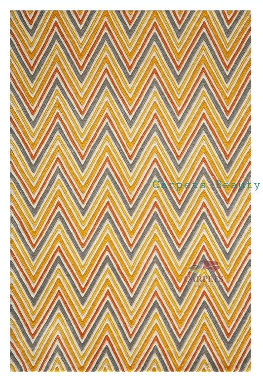 Beautiful Zig Zag pattern carpet for bedrooms and drawing/living rooms