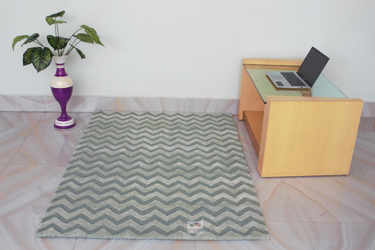 Zig zag shape designer carpets for your home