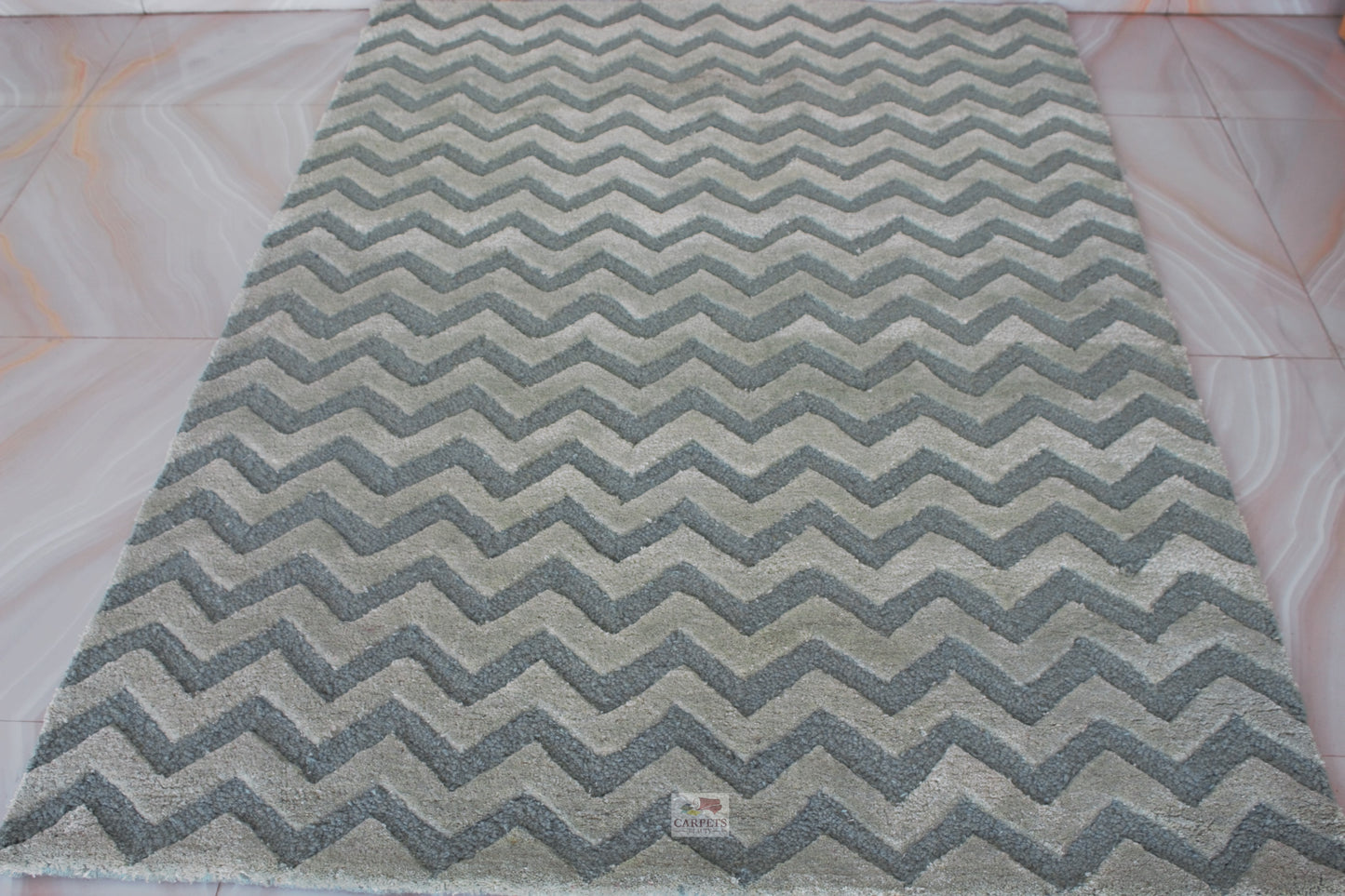 Zig zag shape designer carpets for your home