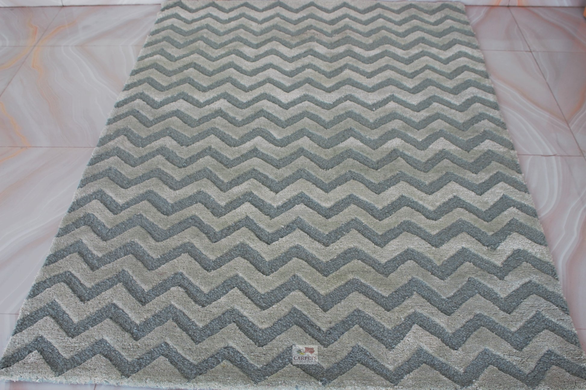 Zig zag shape designer carpets for your home