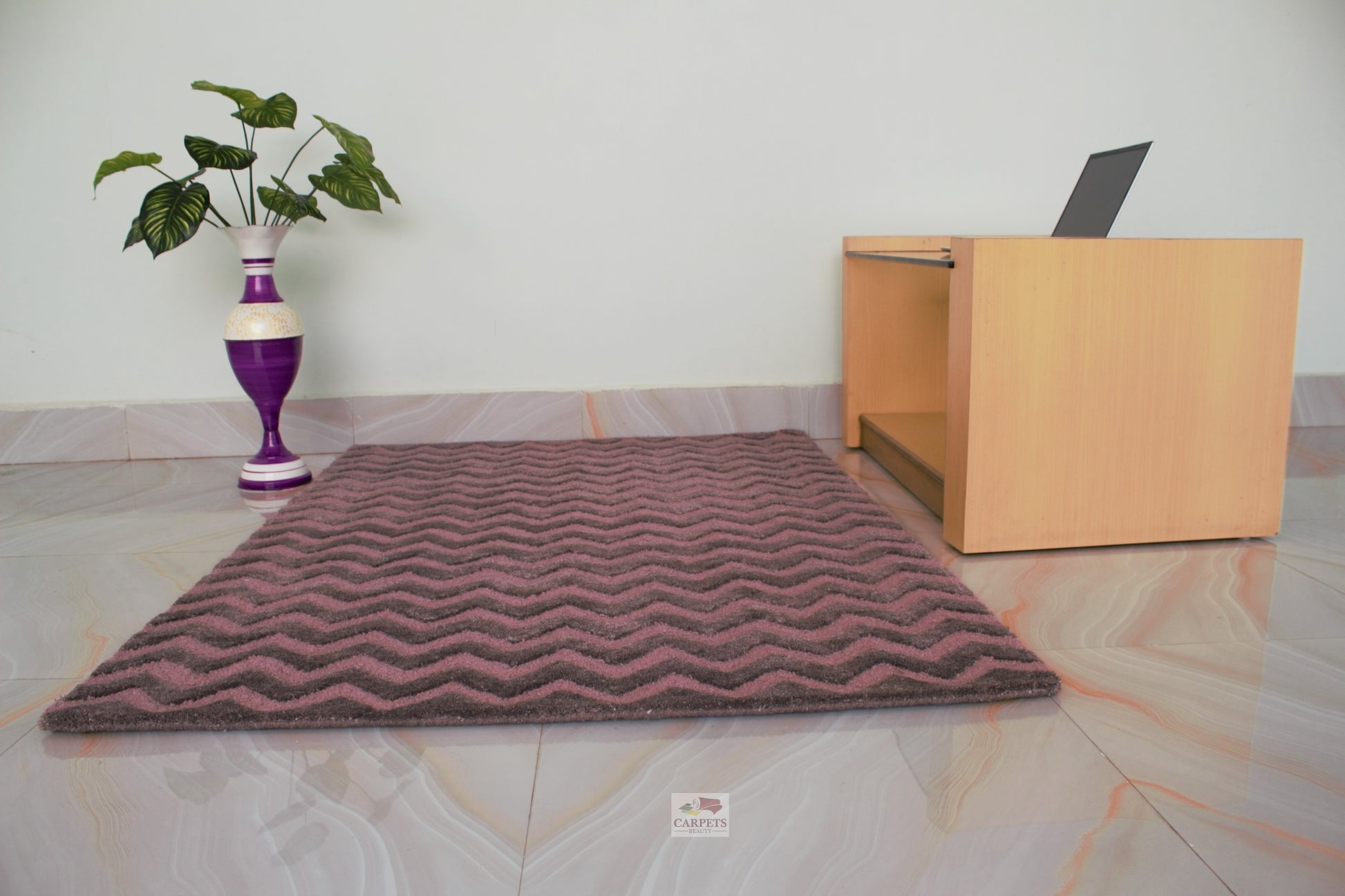 Zig zag shape designer carpets for your home