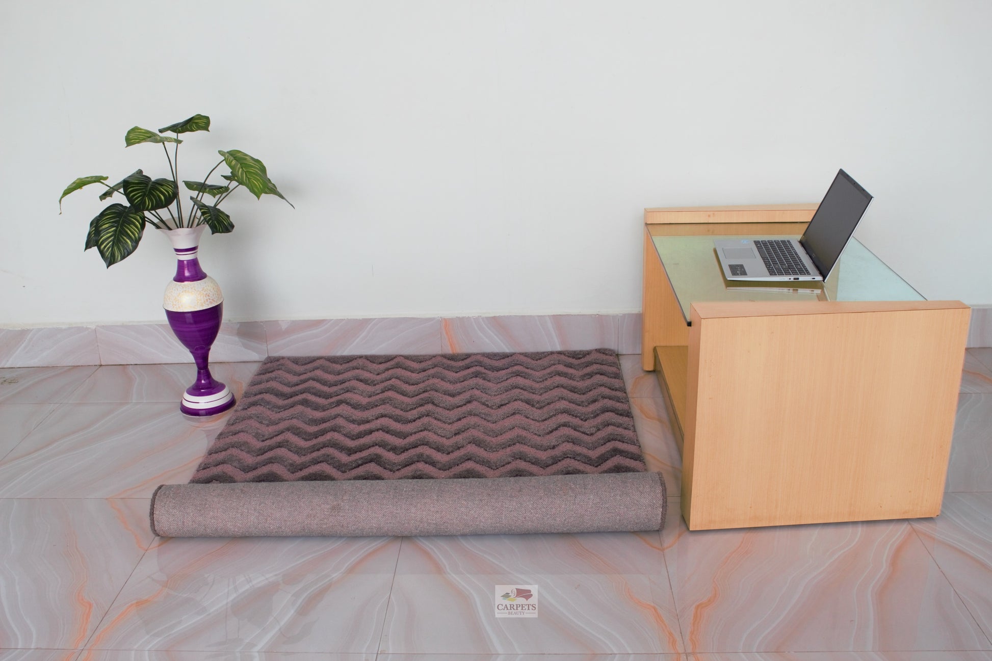 Zig zag shape designer carpets for your home