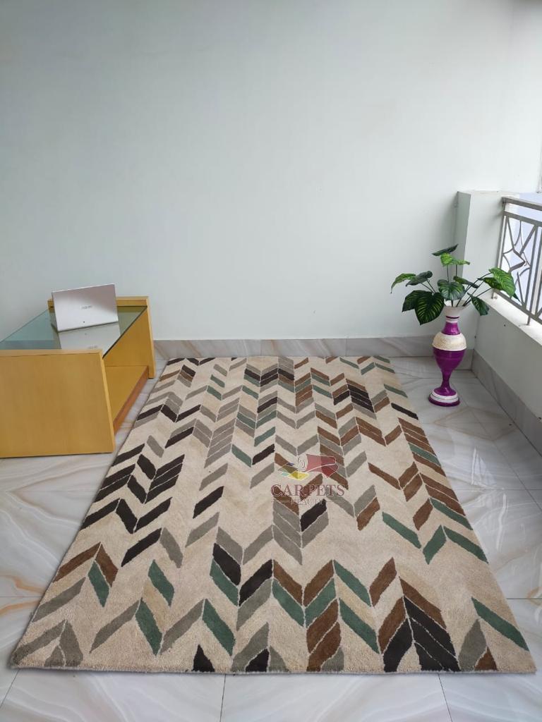 Zig zag pattern designer carpet for your home