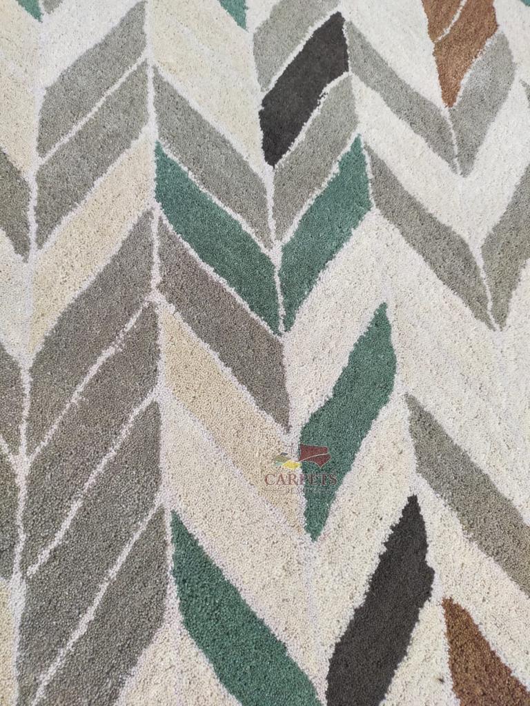 Zig zag pattern designer carpet for your home