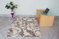 Beautiful grey flower carpet for your sweet home