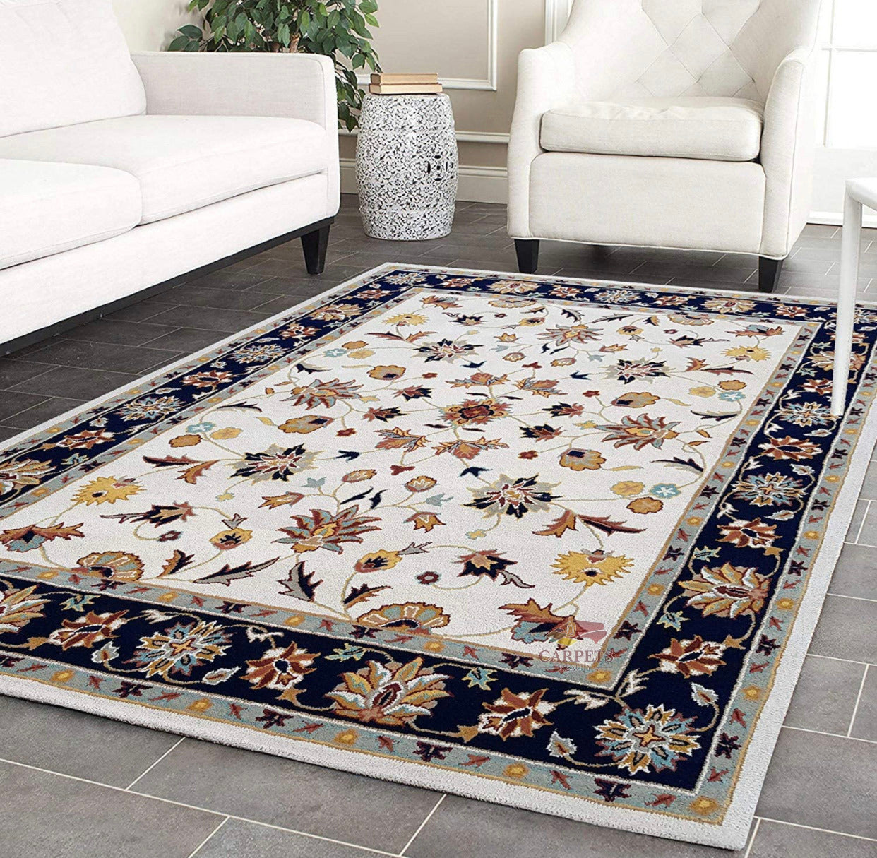 Beautiful multi color persian carpet for your drawing / living rooms