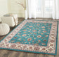 Green colored designer persian carpet for your home
