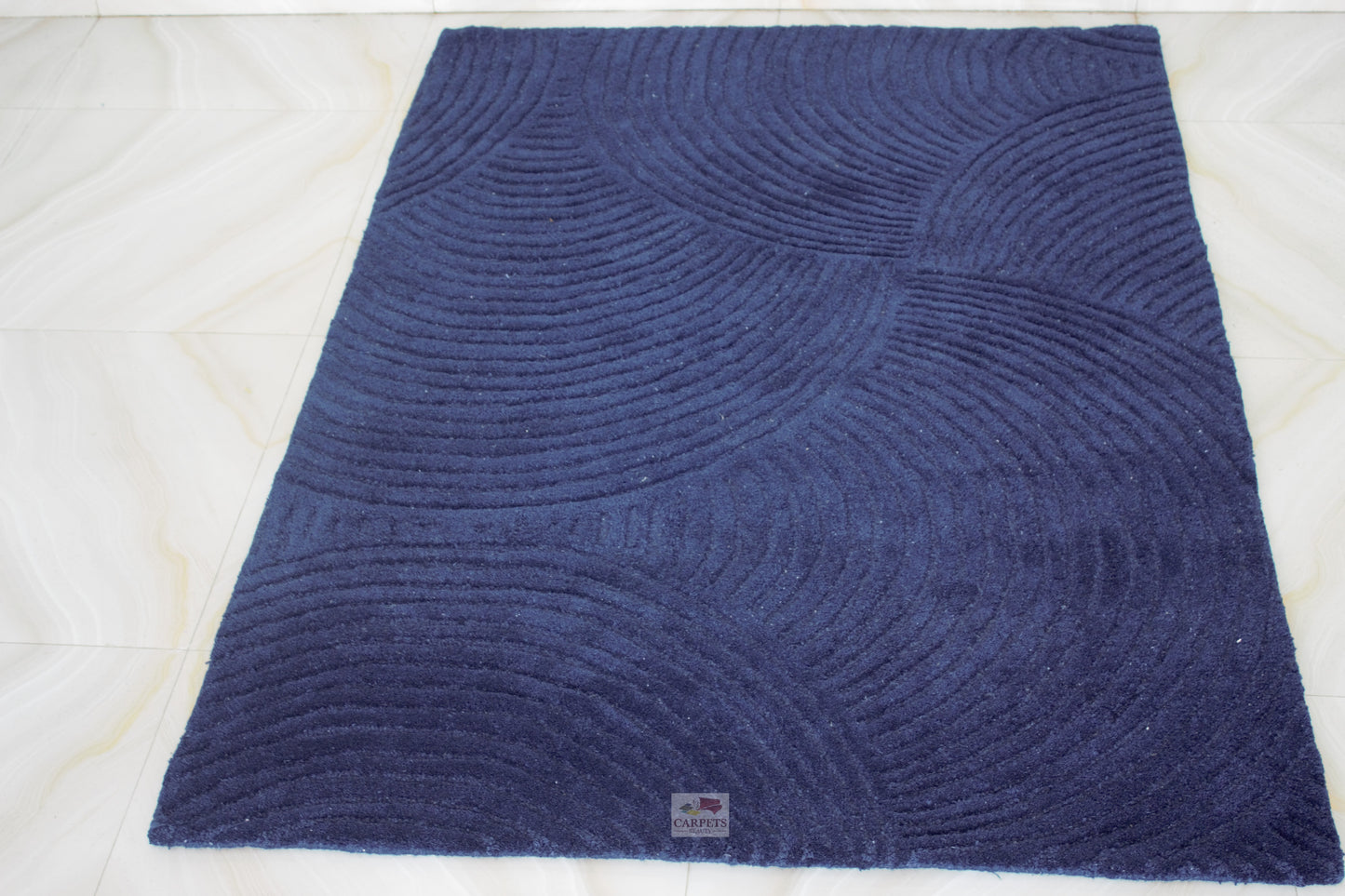 Navy blue designer carpet for your home