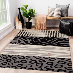 Beautiful Abstract Woolen Rug for bedrooms and drawing living rooms