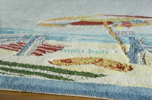Coastal pattern Carpets to feel the nature at your home