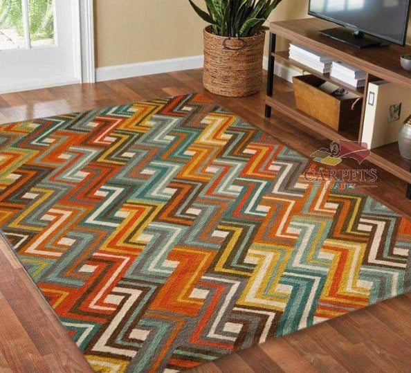 Premium Zig Zag pattern Carpet for bedrooms and drawing/living rooms