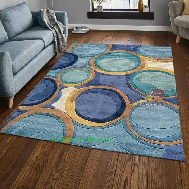 Beautiful Circular Pattern carpet for bedrooms and living rooms